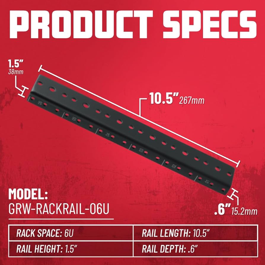 Roku. SIXTH シックス FLATRAILER フラットレイラー Amazon.com: Gator Rackworks Heavy Duty Steel Rack Rail Set